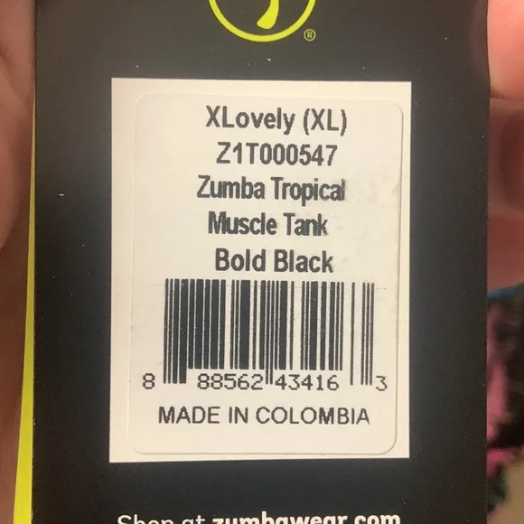 ZUMBA TROPICAL MESH TOP Xtra Lovely - Picture 8 of 9
